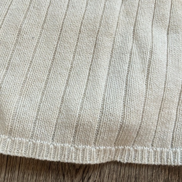 Cream Ribbed Knit Top - Picture 16 of 16
